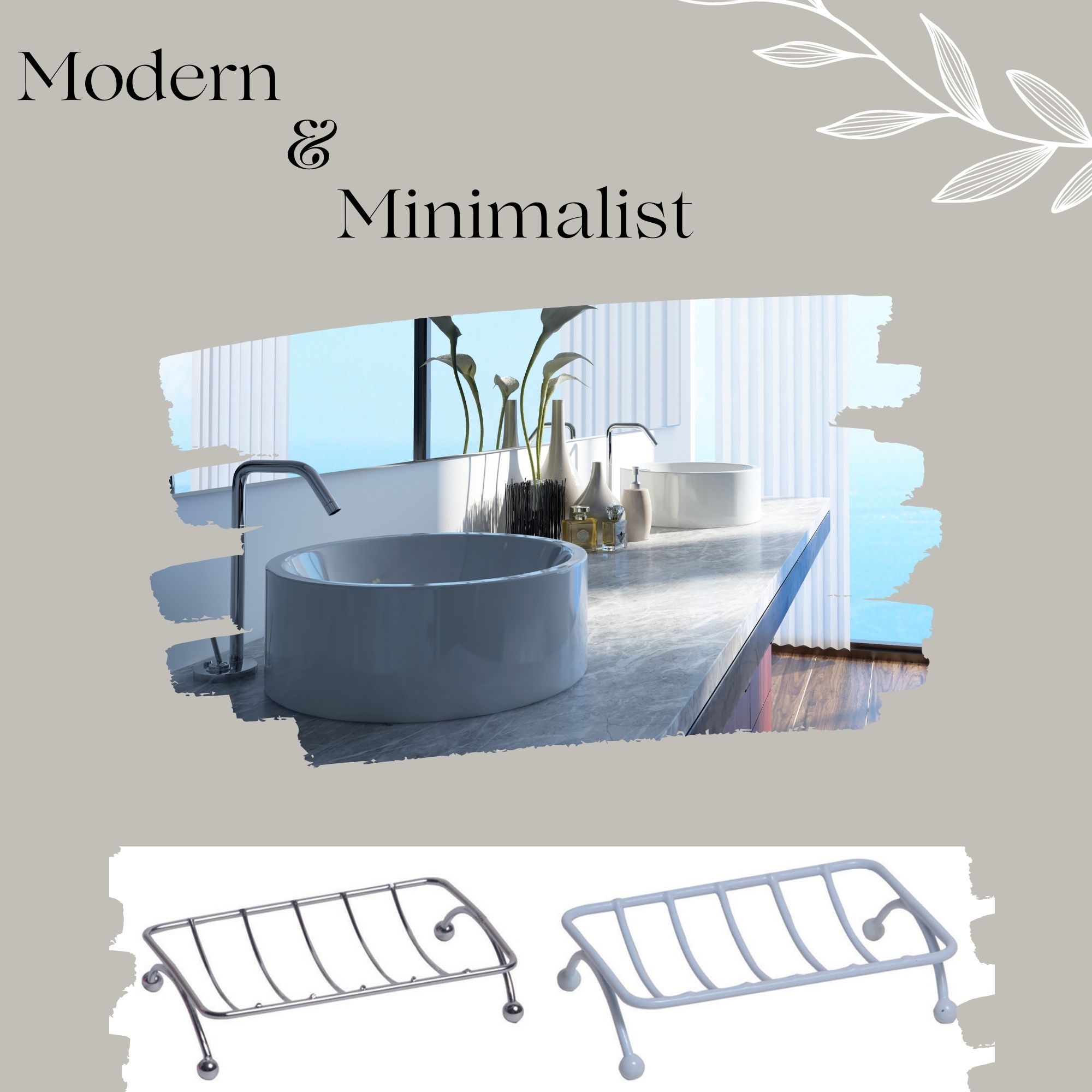 thumbnail video image 2 of Chrome Metal Wire Soap Dish Holder Self-Draining for Bathroom-Sponge Holder for Kitchen, 2 of 8