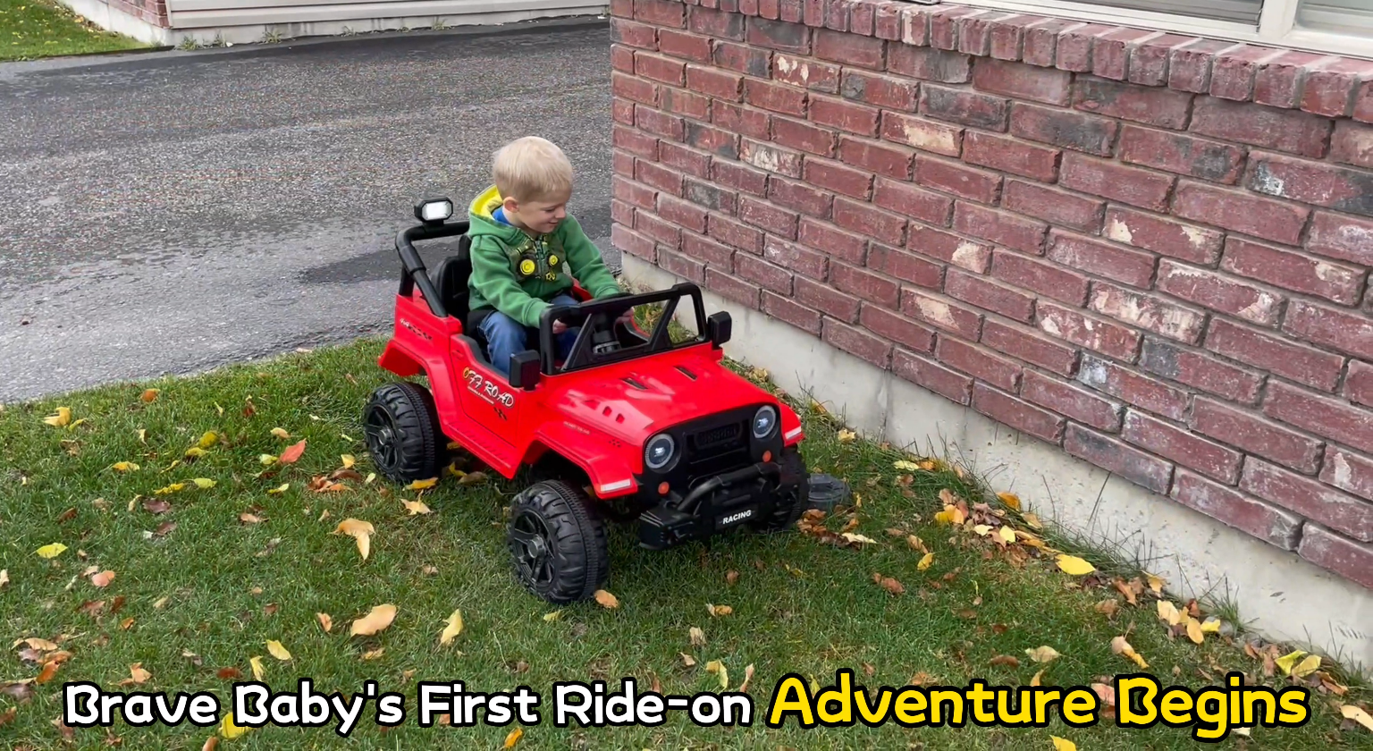 thumbnail video image 2 of TOKTOO 12V Ride on Toys for Toddlers, Electric Ride on Car for Kids, Ride on Truck for Boys Girls with Parent Remote Control, Music Player, Black, 2 of 5