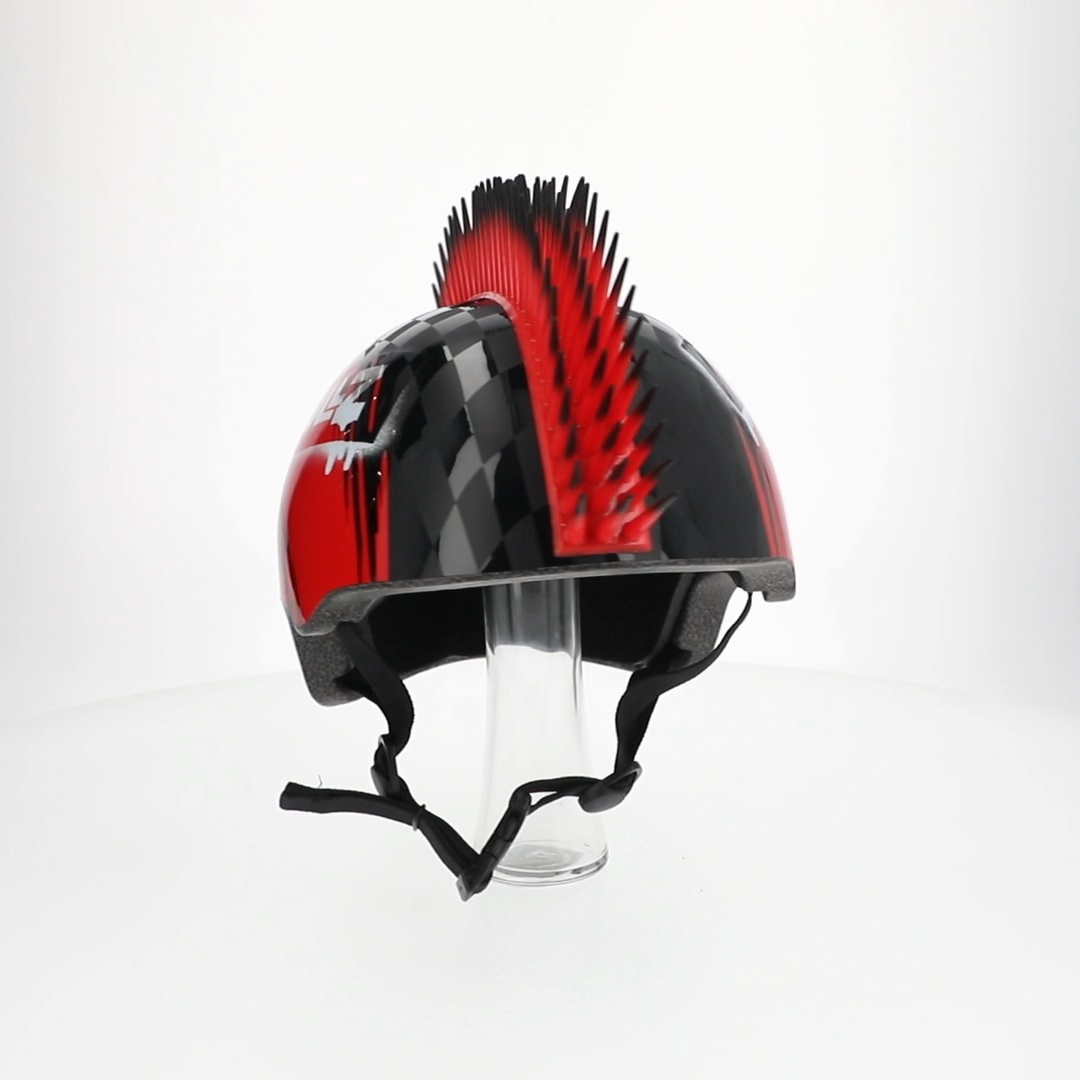 black mohawk motorcycle helmet - Blue, And Purple These motorcycle helmet mohawks are made from real monster skin USA motorcycle helmet dirt biker