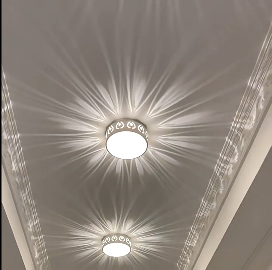 thumbnail video image 2 of Ceiling Lights under $5! CQCYD Flush Mount Fixture Crystal Chandelier for Bedroom Corridor Porch Entrance, Warm White Dimmable LED Modern Lighting Fixture, 2 of 7