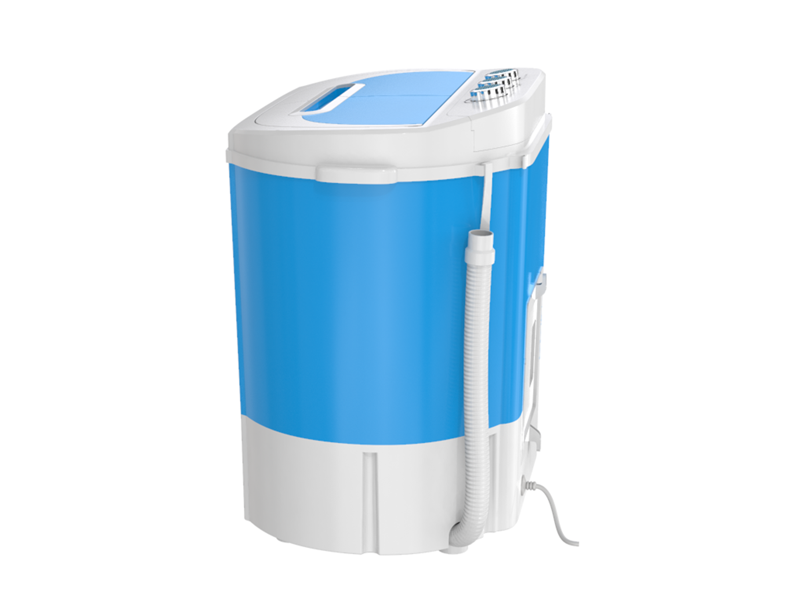 ZENY Portable Washing Machine Mini Twin Tub Washing Machine with Washer &  Spinner, Gravity Drain Pump, 9.9lbs Capacity