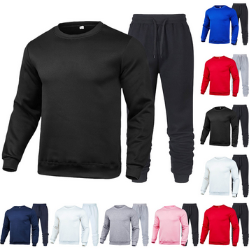 thumbnail video image 2 of HCURIBAD Big and Tall SweatPants for Men Mens Suit Long Sleeve Round Neck Top Long Pants Set Warm Sports Sweatshirt Suit, Fall Outfits, Track Suits Mens, American Flag Shirt Red 3XL, 2 of 3