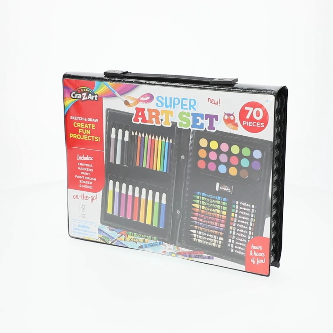 【すがお★】ZACRO Painter おまとめセット Cra-Z-Art Awesome Art Case, Drawing Set, Beginner, Child Ages 4