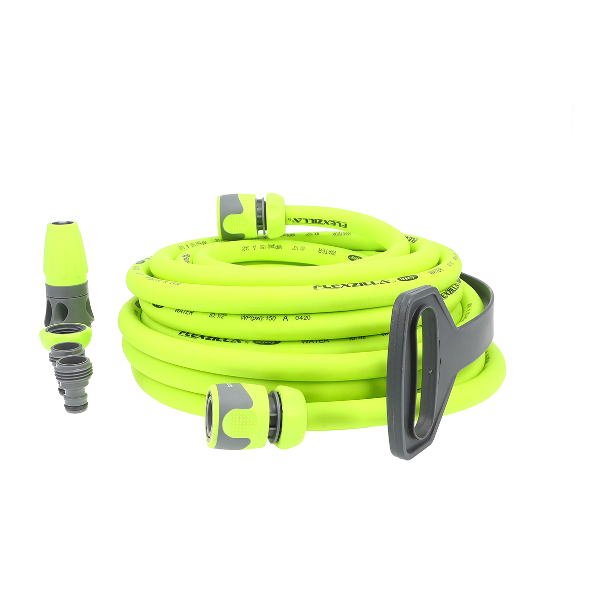 Flexzilla 1/2 in. x 50 ft. Quick Connect Attachments with Garden Hose Kit  HFZG12050QN - The Home Depot