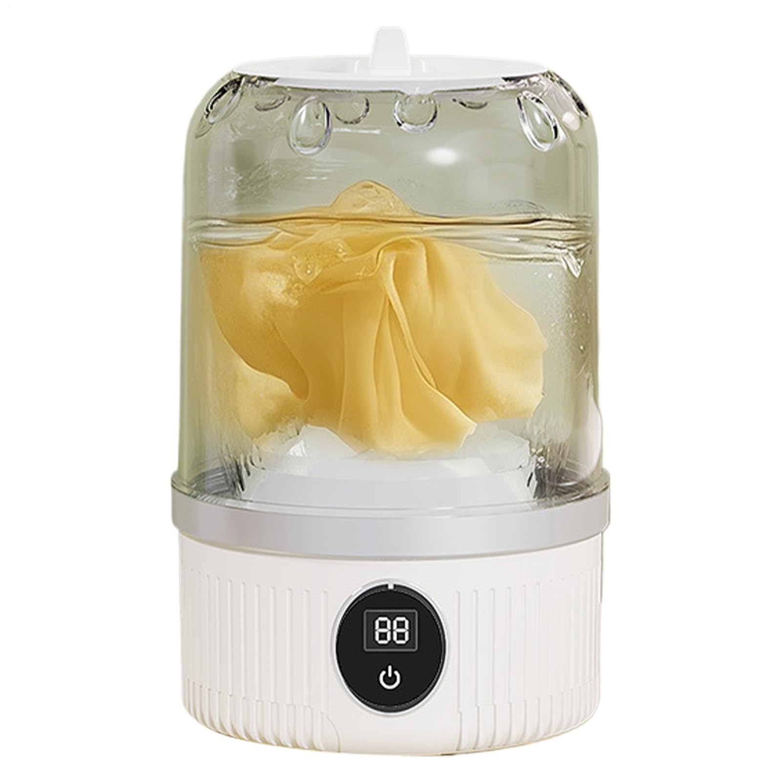 thumbnail video image 2 of Yooshoverk Portable Mini Washing Machine, Wireless Laundry Cup for Underwear & Socks, Fully Automatic Compact Washer, Energy Efficient & Travel-Friendly, Ideal for Delicates & Small Loads, 2 of 13