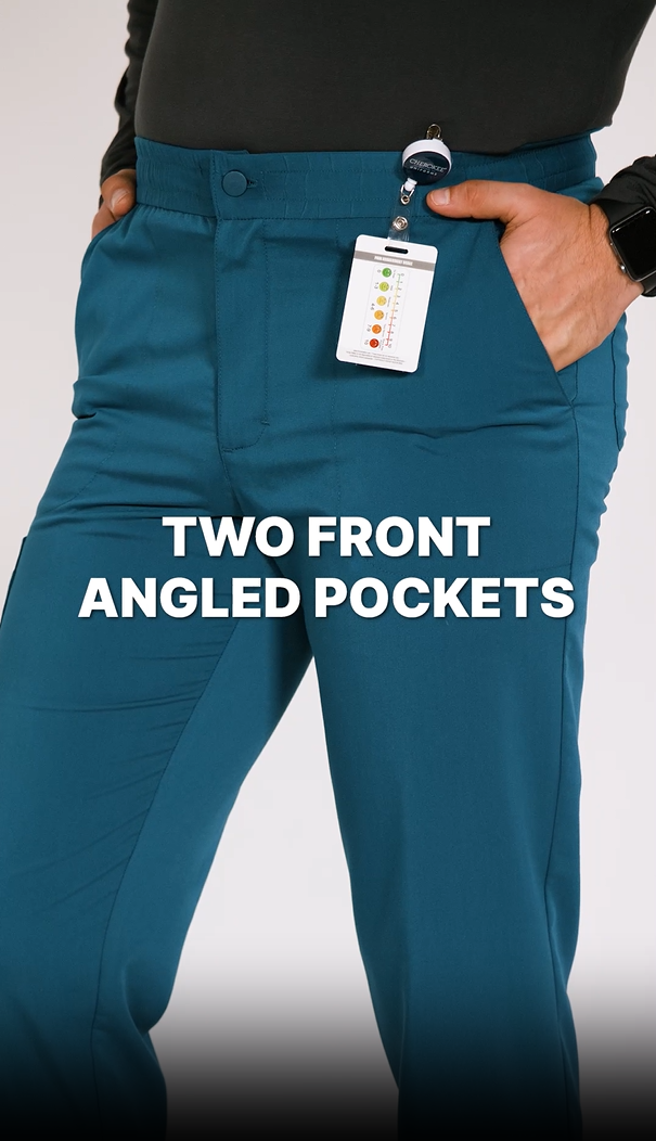 thumbnail video image 2 of Cherokee Atmos Scrubs Pant For Men Tapered Leg CK131A, 2 of 6