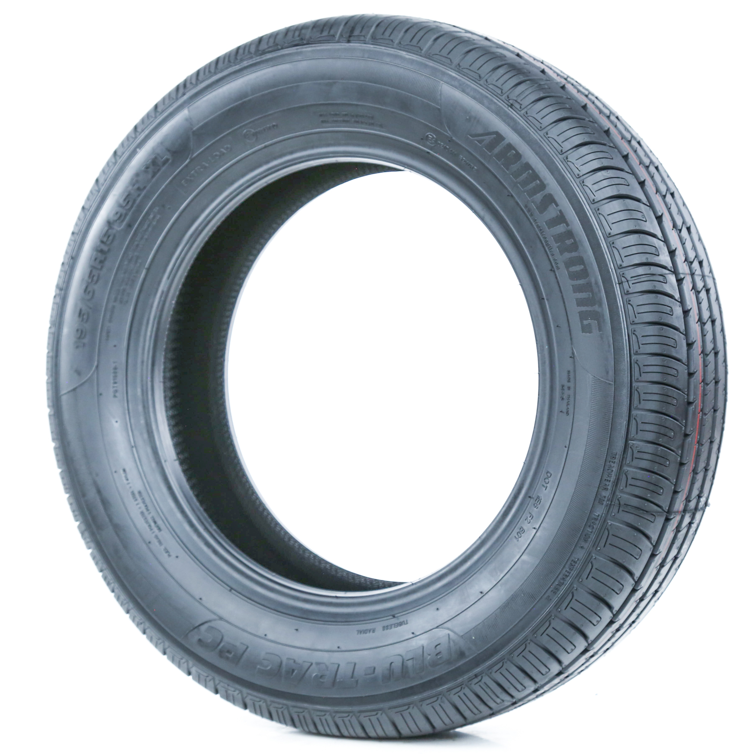 Armstrong Blu-Trac HP All-Season Passenger Car Performance Radial  Tire-195/55R15 195/55/15 195/55-15 85V Load Range SL 4-Ply BSW Black Side  Wall UTQG 
