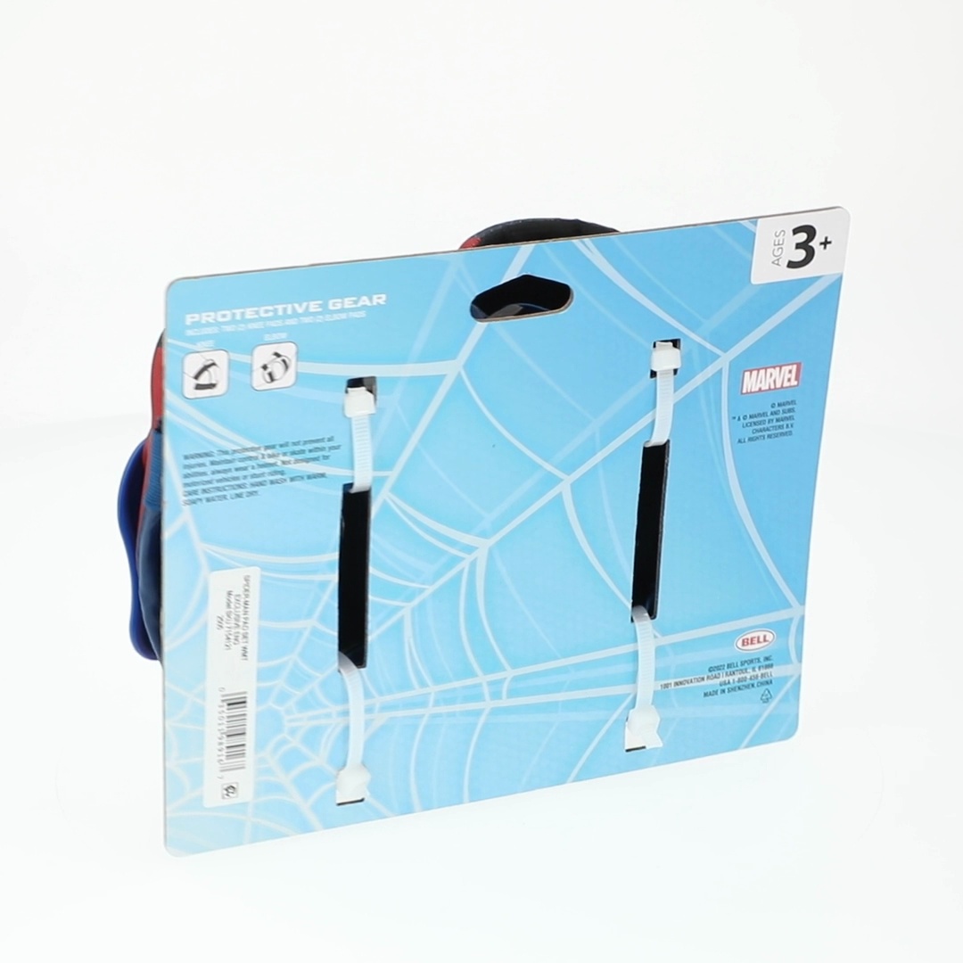 Lot De Genouillères Et Coudières Spider-Man Pour Enfants – Protection Ajustable, élastiques Et Velcro, Pour Vélo, Roller Et Trottinette