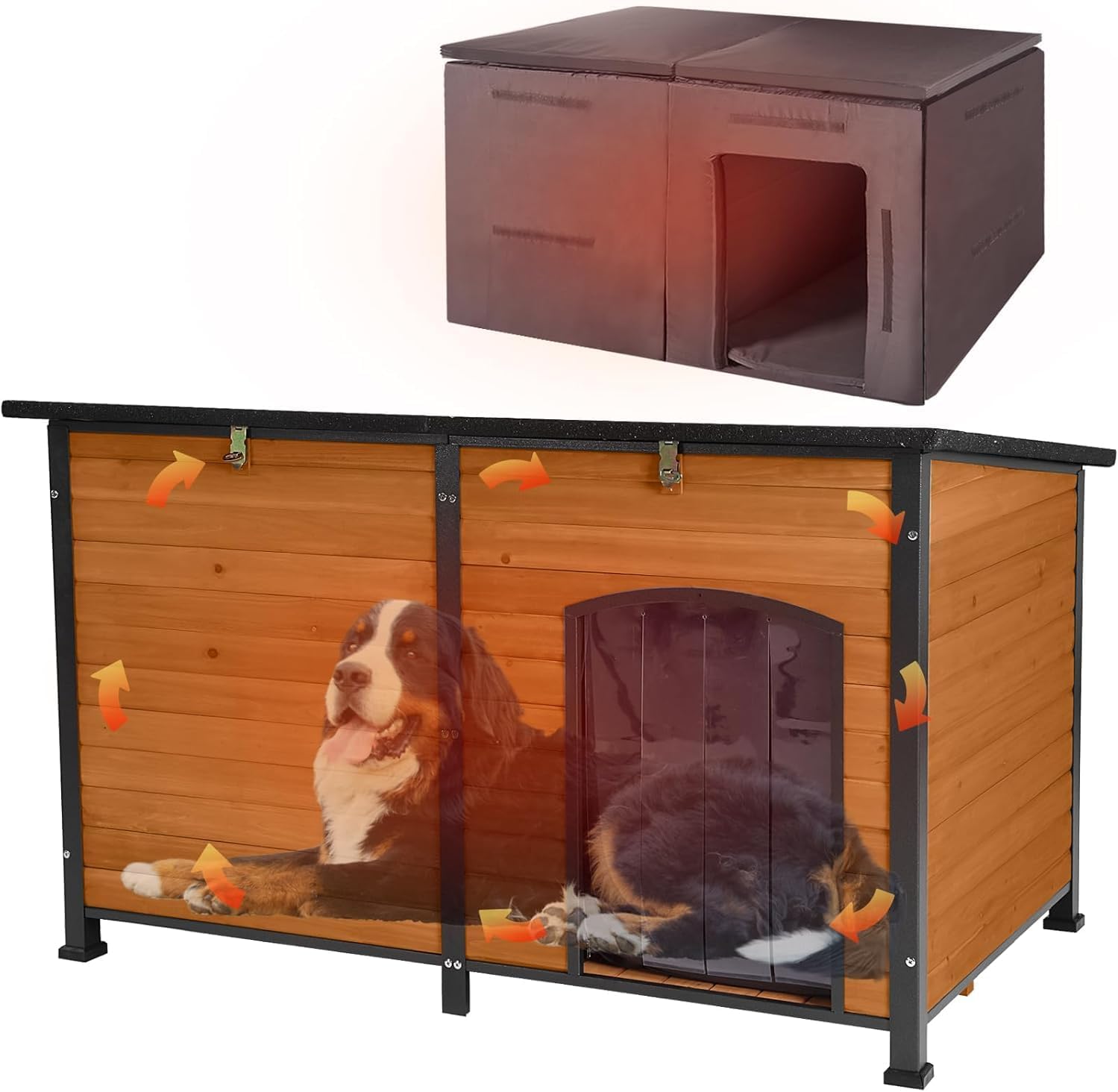 Insulated dog houses at walmart best sale