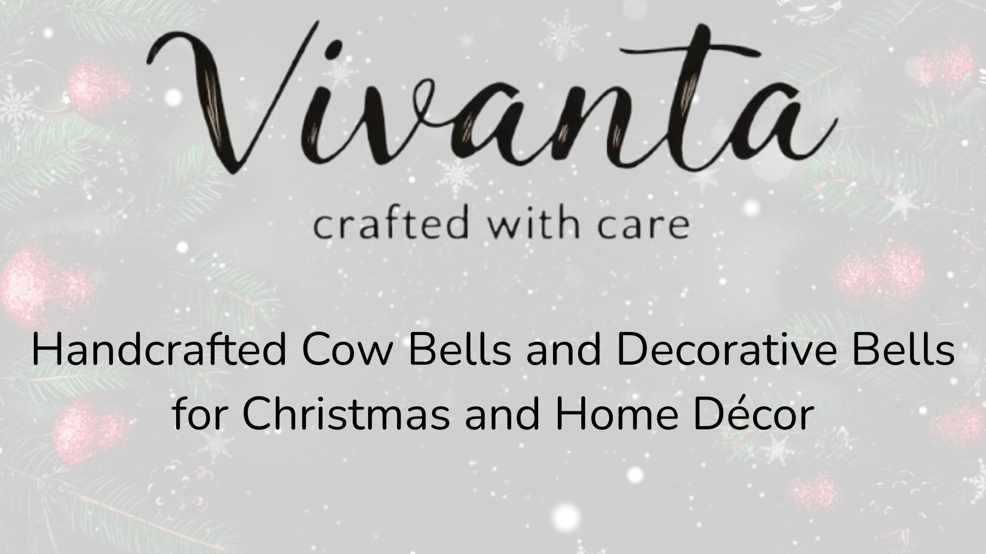 thumbnail video image 2 of Vivanta Rustic Metal Wind Chimes – Set of 3 Hanging Cow Bells for Farmhouse Decor, Seasonal Home Accent (Assorted Sizes), 2 of 8