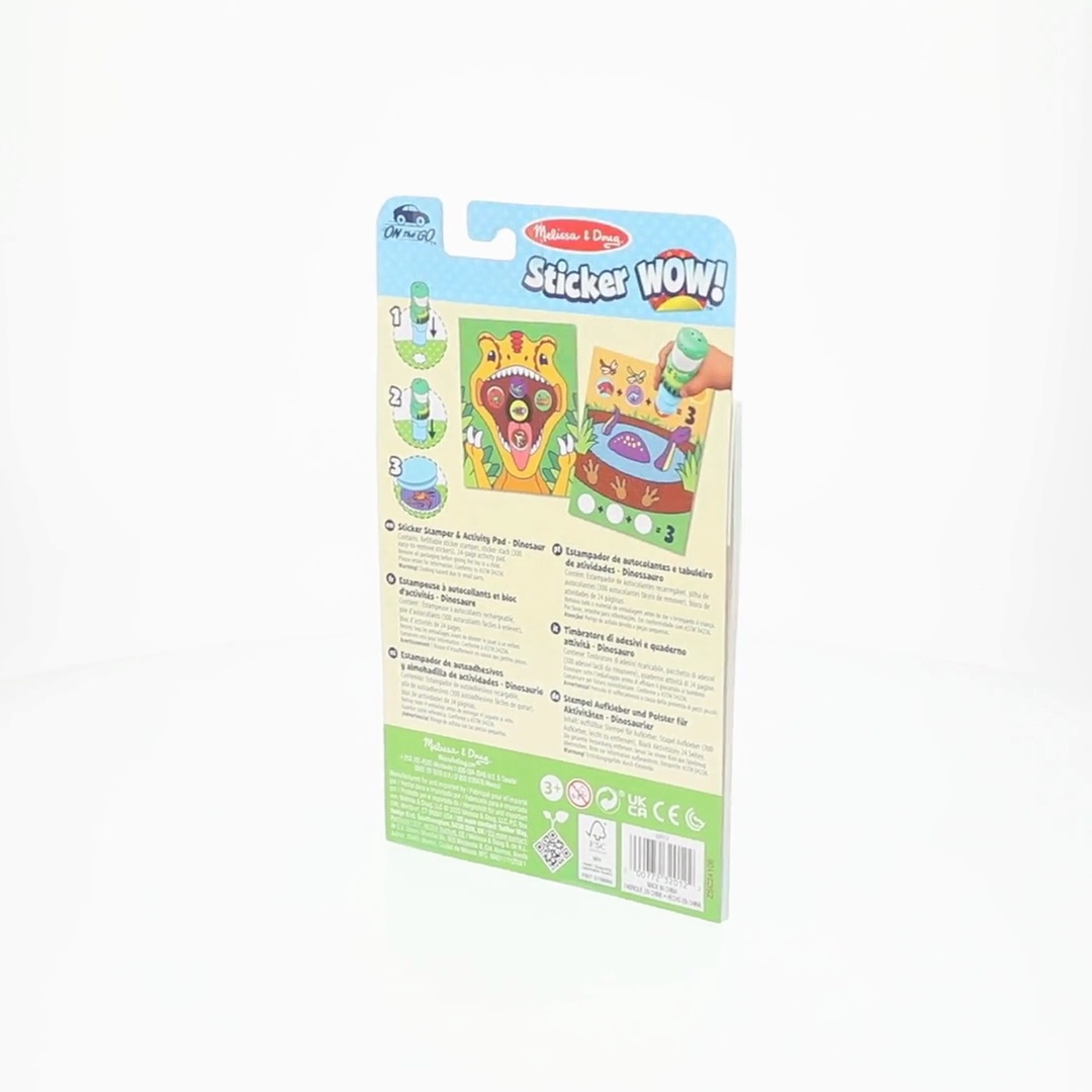 Melissa & Doug - Sticker Wow - Tamponneuse Tigre + Bloc D'Activités Melissa & Doug - Sticker Wow - Tamponneuse Tigre + Bloc D'Activités