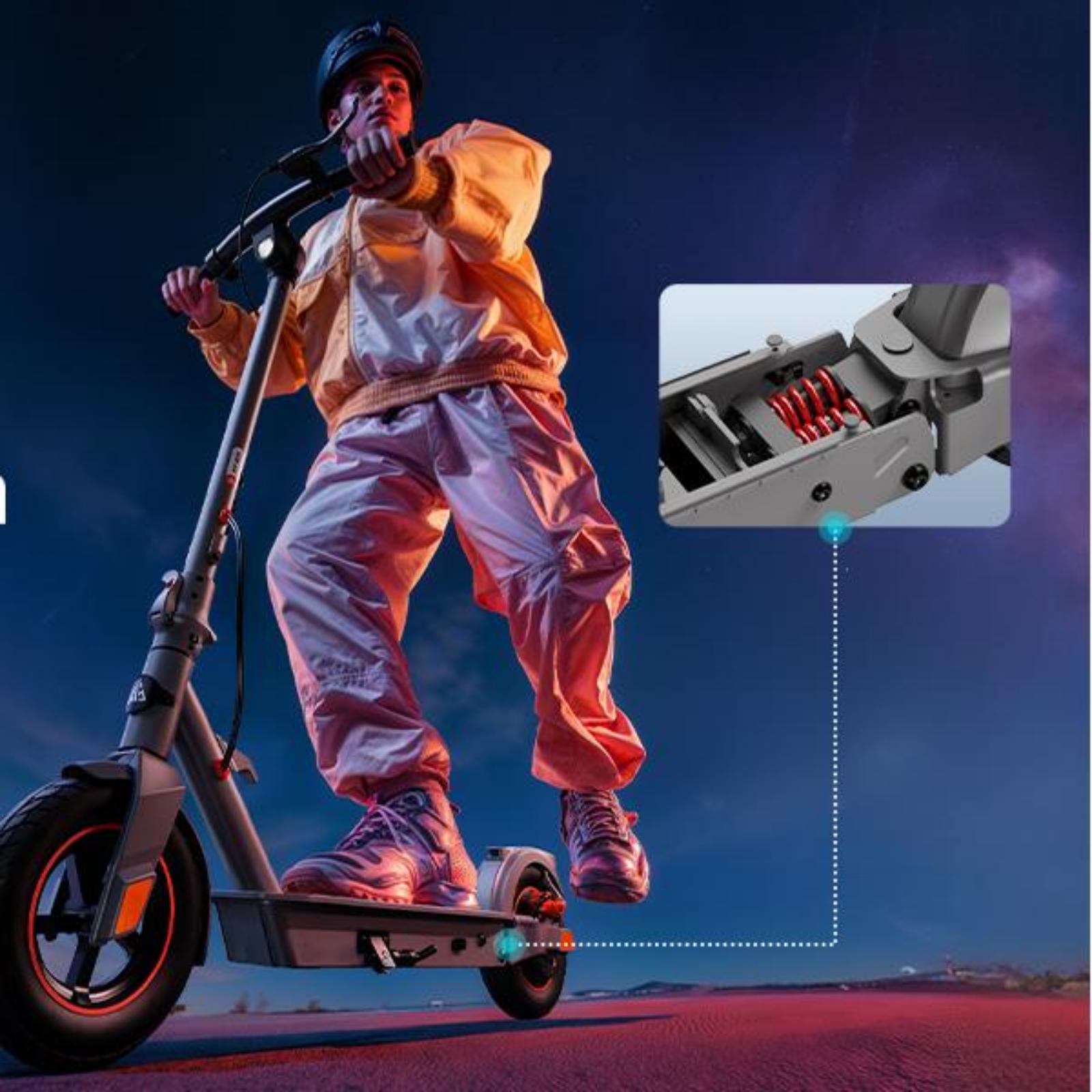 thumbnail video image 2 of Electric Scooter for Adults – 8.5"/10"/12" Tires,Peak 500W-700W Motor, 15-30 Miles Range, Up to 20 MPH – Foldable Commuter Scooter for Men & Women, 2 of 10