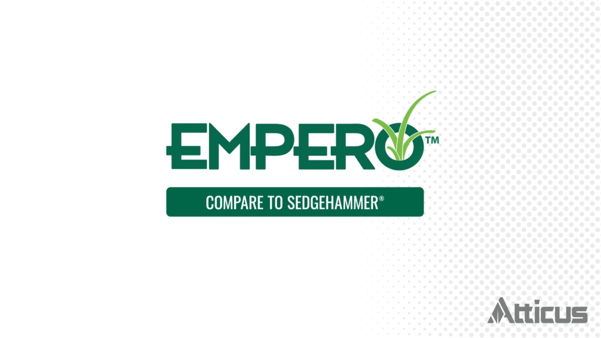 thumbnail video image 2 of Empero Nutsedge Killer (1.33 oz) - (Compare to Sedgehammer) - Halosulfuron-Methyl 75% - Herbicide for Established Lawns, Ornamental Turfgrass, & Landscape Areas - by Atticus, 2 of 8