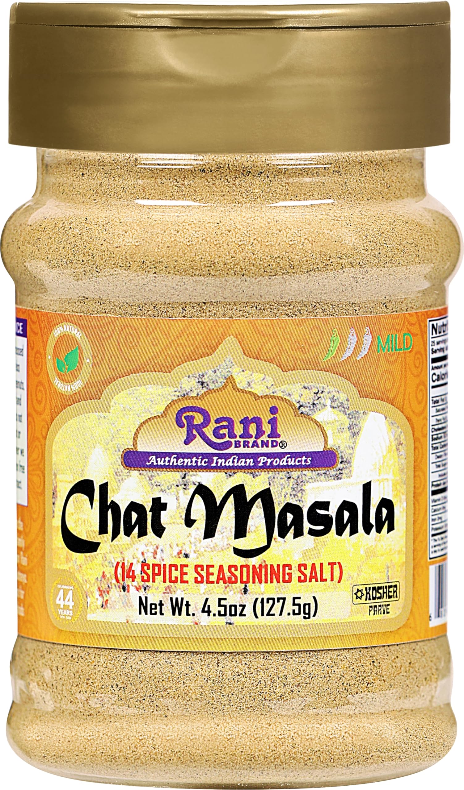 thumbnail video image 2 of Rani Chat Masala (14 Spice Seasoning Salt) Tangy Indian Seasoning 4.5oz (127.5g) PET Jar ~ All Natural | No MSG | Vegan | No Colors | Gluten Friendly | NON-GMO | Indian Origin, 2 of 9