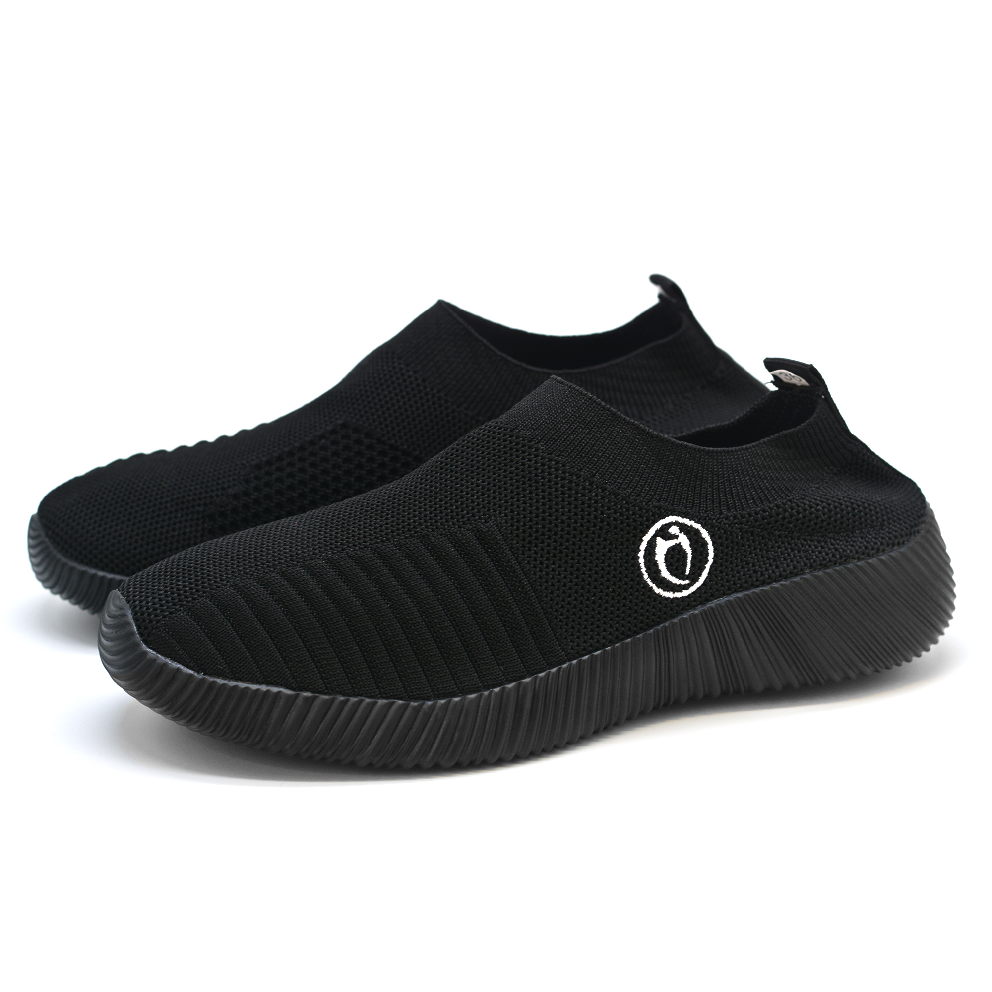 thumbnail video image 2 of HAJINK Women's Breathable Lightweight Sneakers, Slip-On Comfortable Walking Shoe, Black, 2 of 6