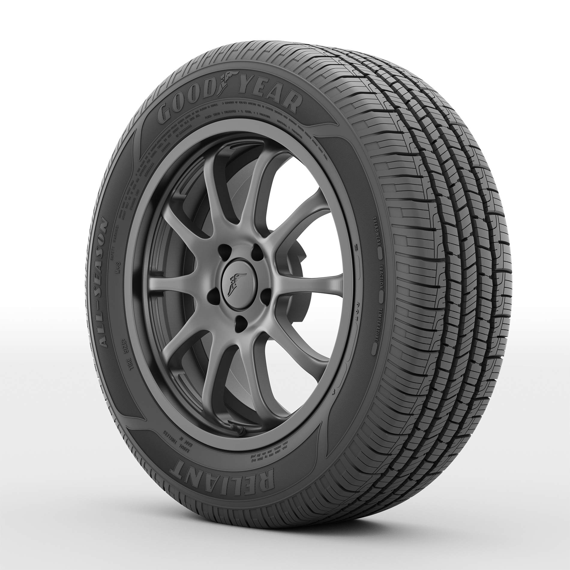 Goodyear Reliant All-Season 215/55R17 94V All-Season Tire Fits