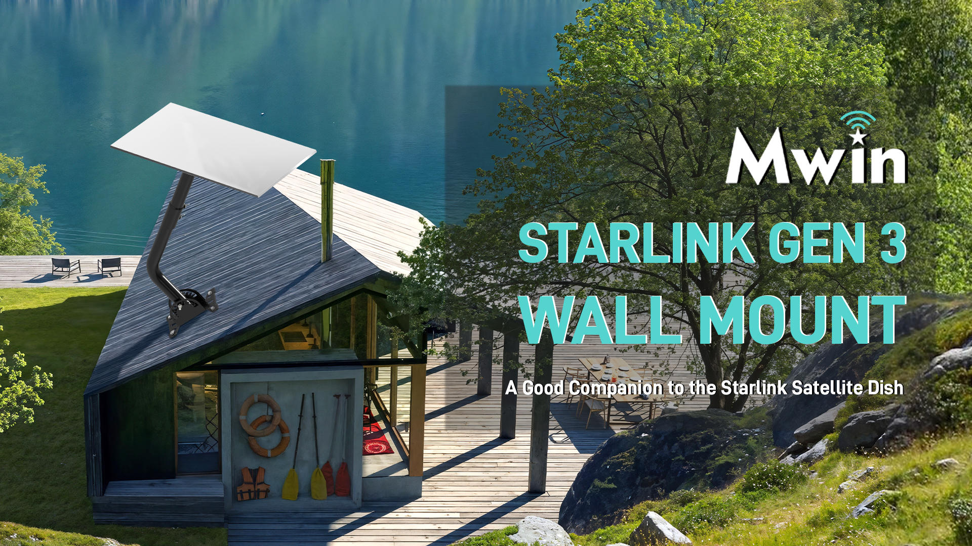 Mwin Starlink Mini Cover – Housse En Silicone étanche Et Anti