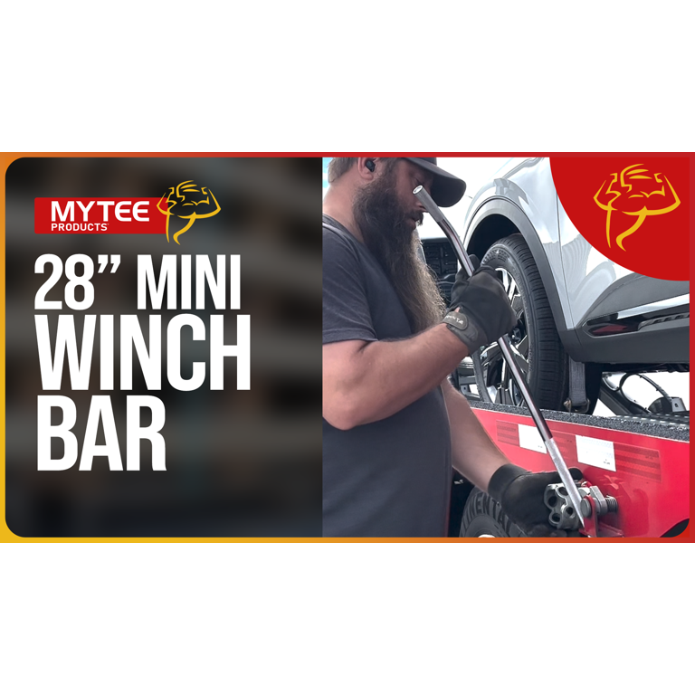 Mytee Products 28-inch Mini Winch Bar, 500 Lbs Working Load, Steel (CWBC-S)