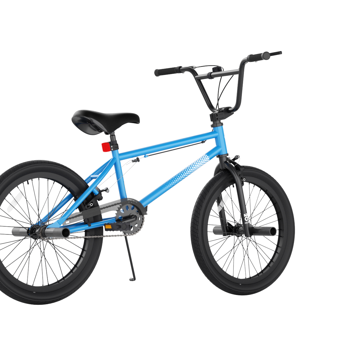 GLAF Freestyle Kids BMX Bike, 20 inch Blue Trick Bicycle for Teen and  Adults, Carbon Steel Frame Bikes, Ideal for Beginner to Advanced Riders -  Walmart.com
