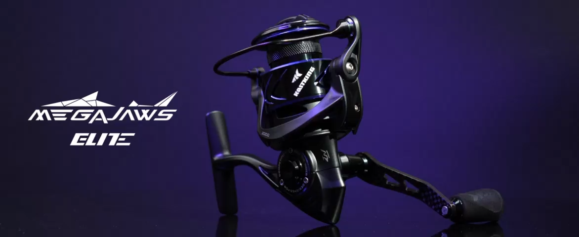 thumbnail video image 2 of KastKing Spinning Reels - 6.2: 1 Gear Ratio Ultra Lightweight & Powerful, 17.6Lbs Max Drag-MegaJaws Elite 2000, 2 of 20