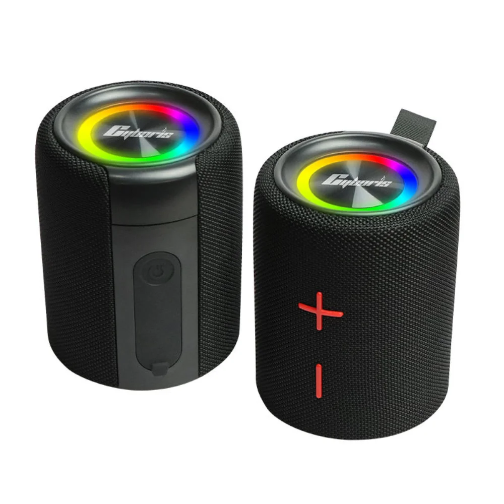 thumbnail video image 2 of DCOWO S11 Portable 2-in-1 Bluetooth Speaker, 360 ° HD Sound, IPX6 for Travel/Parties/Home/Outdoor - Music Lovers, 2 of 9