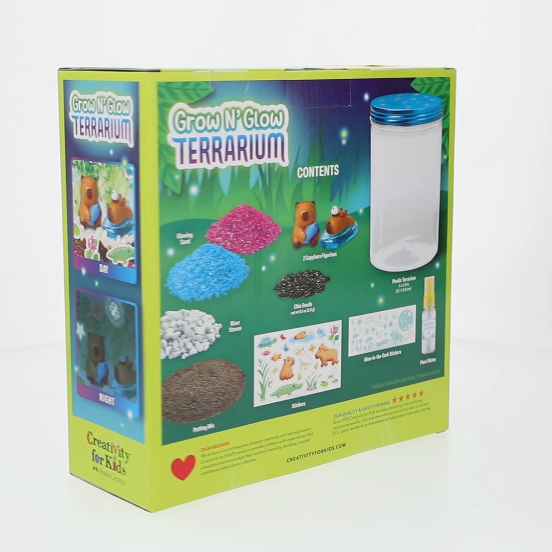 Creativity for Kids, STEM Science Kit, Grow 'N Glow Terrarium
