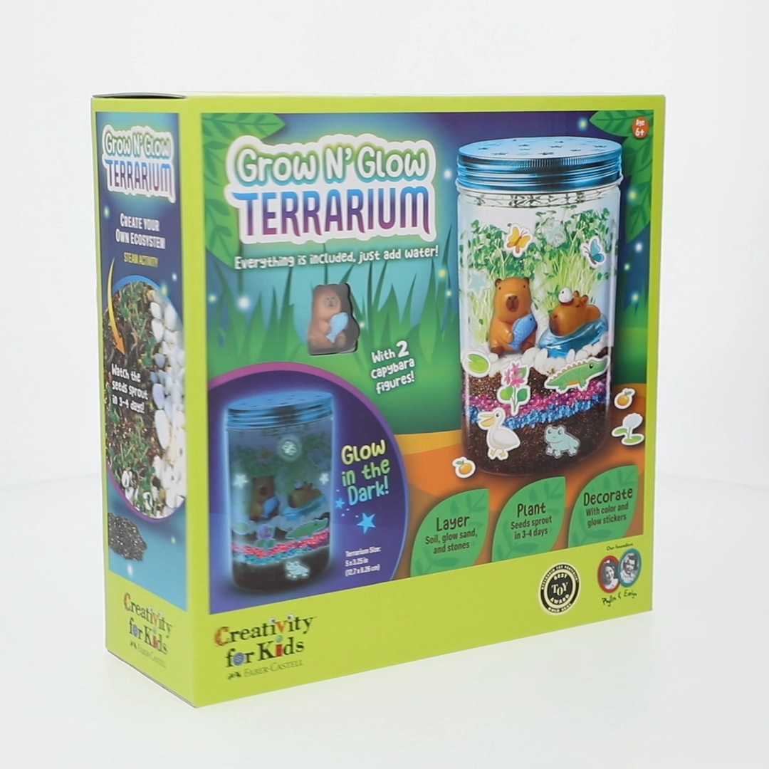 Creativity for Kids, STEM Science Kit, Grow 'N Glow Terrarium