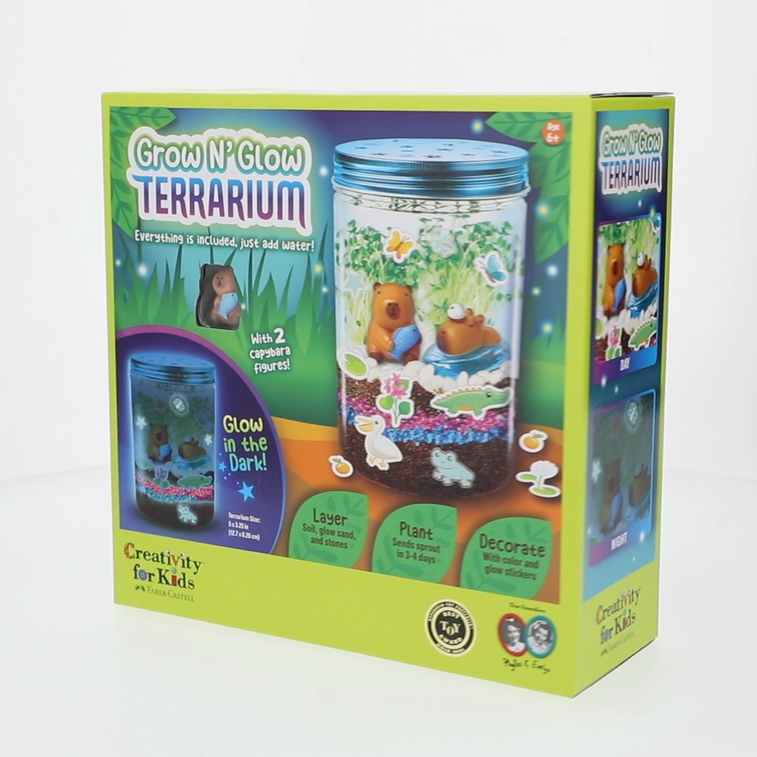 Creativity for Kids, STEM Science Kit, Grow 'N Glow Terrarium