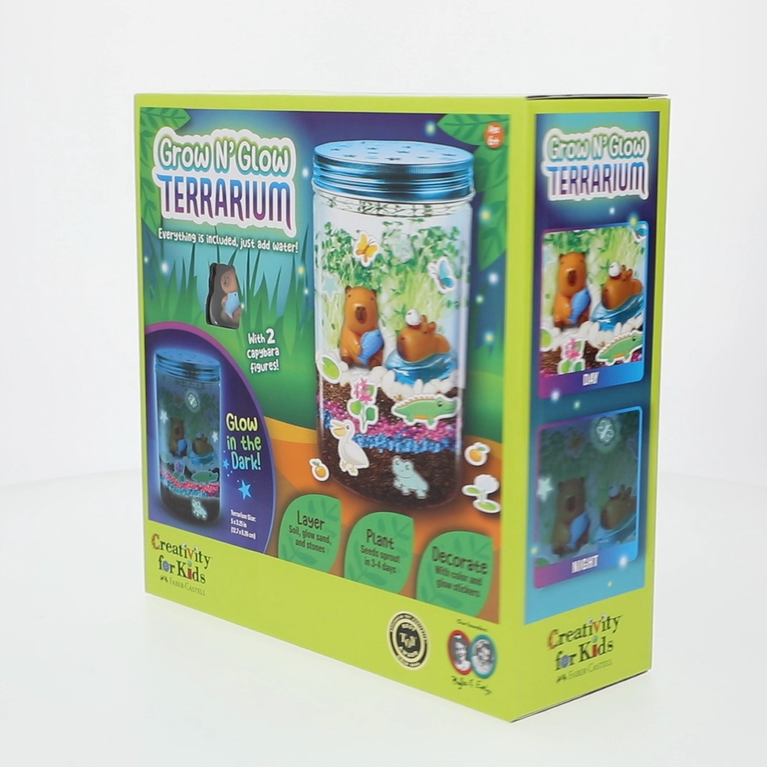 Creativity for Kids, STEM Science Kit, Grow 'N Glow Terrarium