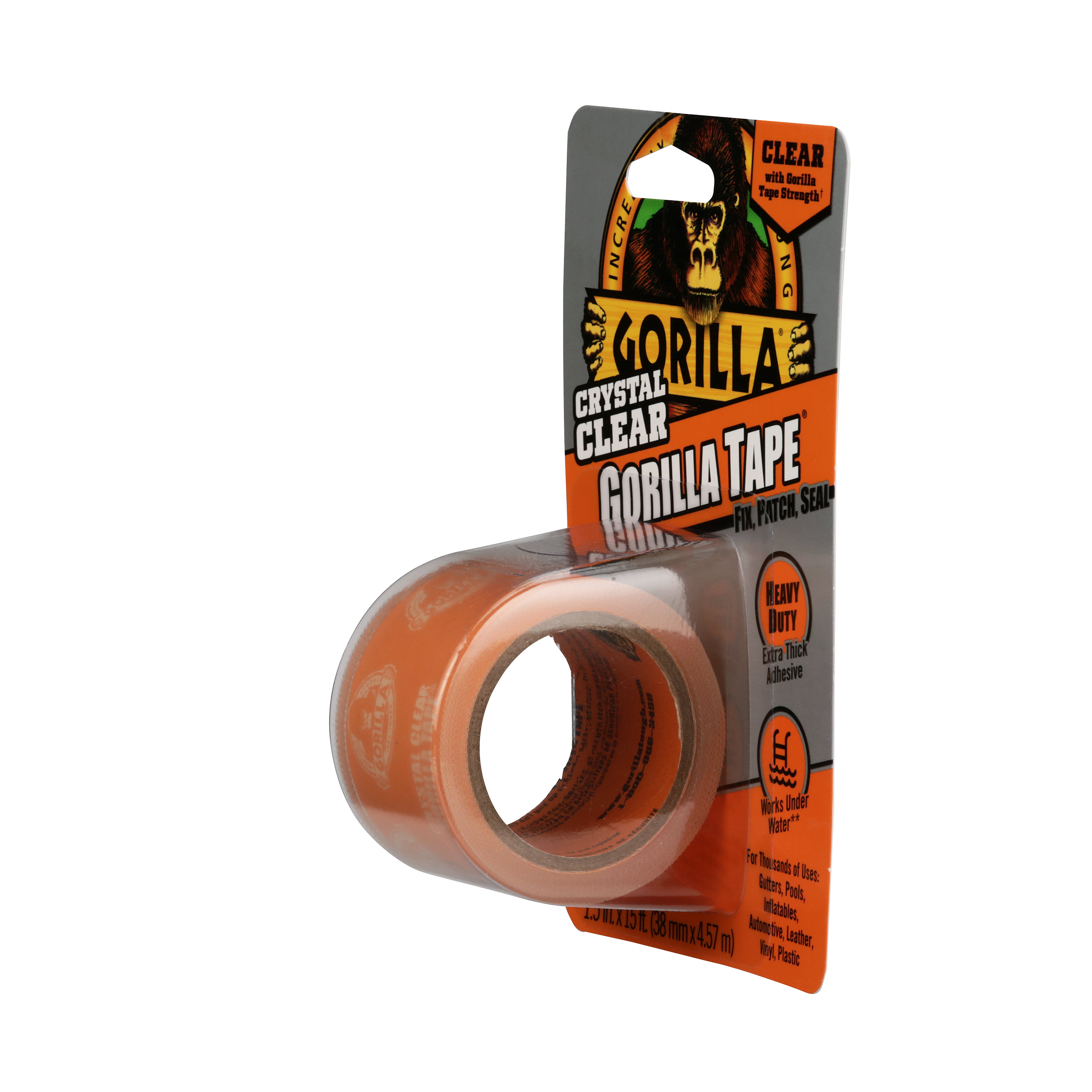 Gorilla Glue 6015002 - Gorilla Crystal Clear Tape (15yd) - Hub Hobby