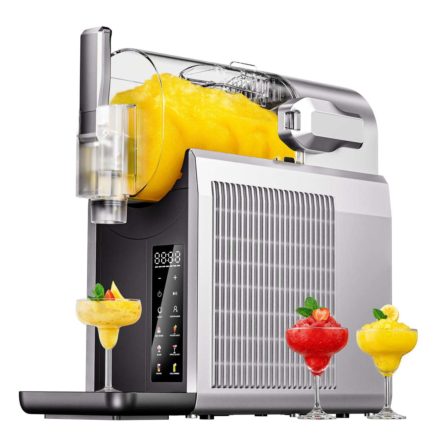 thumbnail video image 2 of EASTPUS Slushie Machine with RapidChill Technology, 68 oz, 6 Presets, 2 of 8