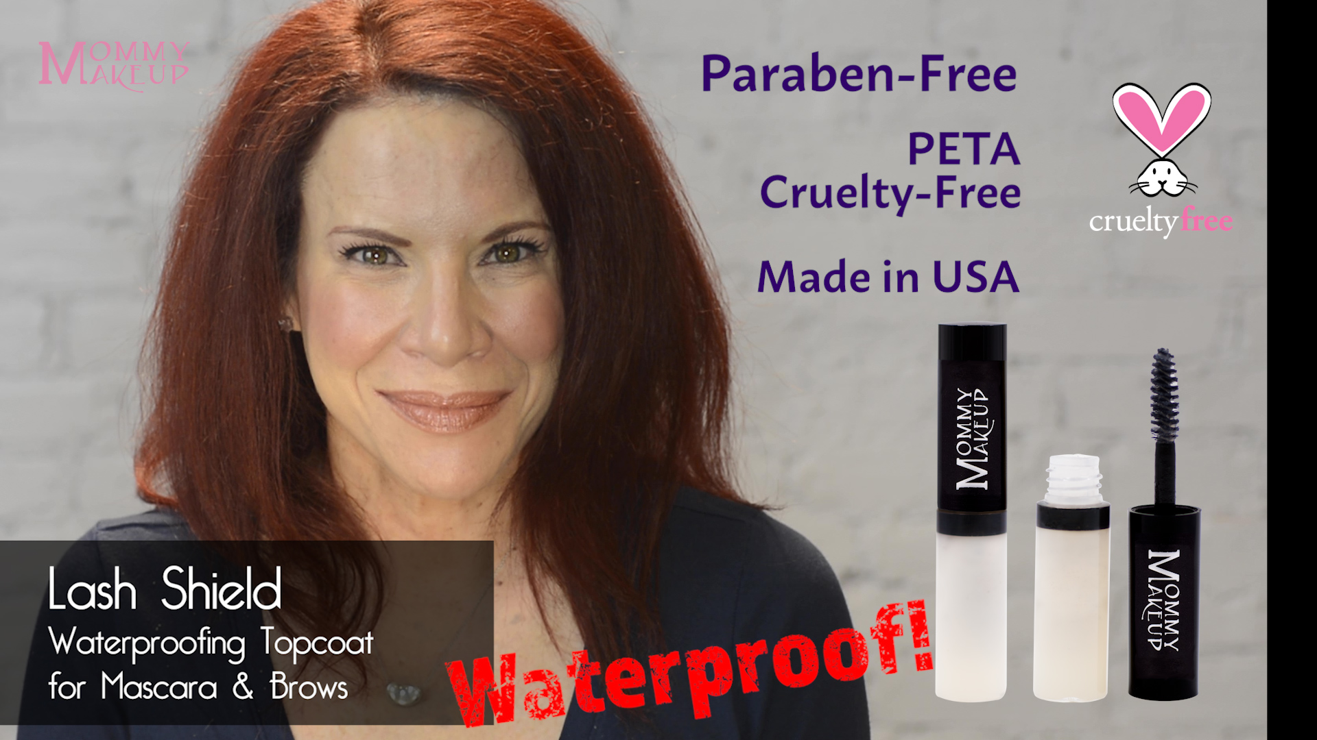 thumbnail video image 2 of Lash Shield Waterproofing Top Coat Mascara Fixer & Sealant by Mommy Makeup, 2 of 8
