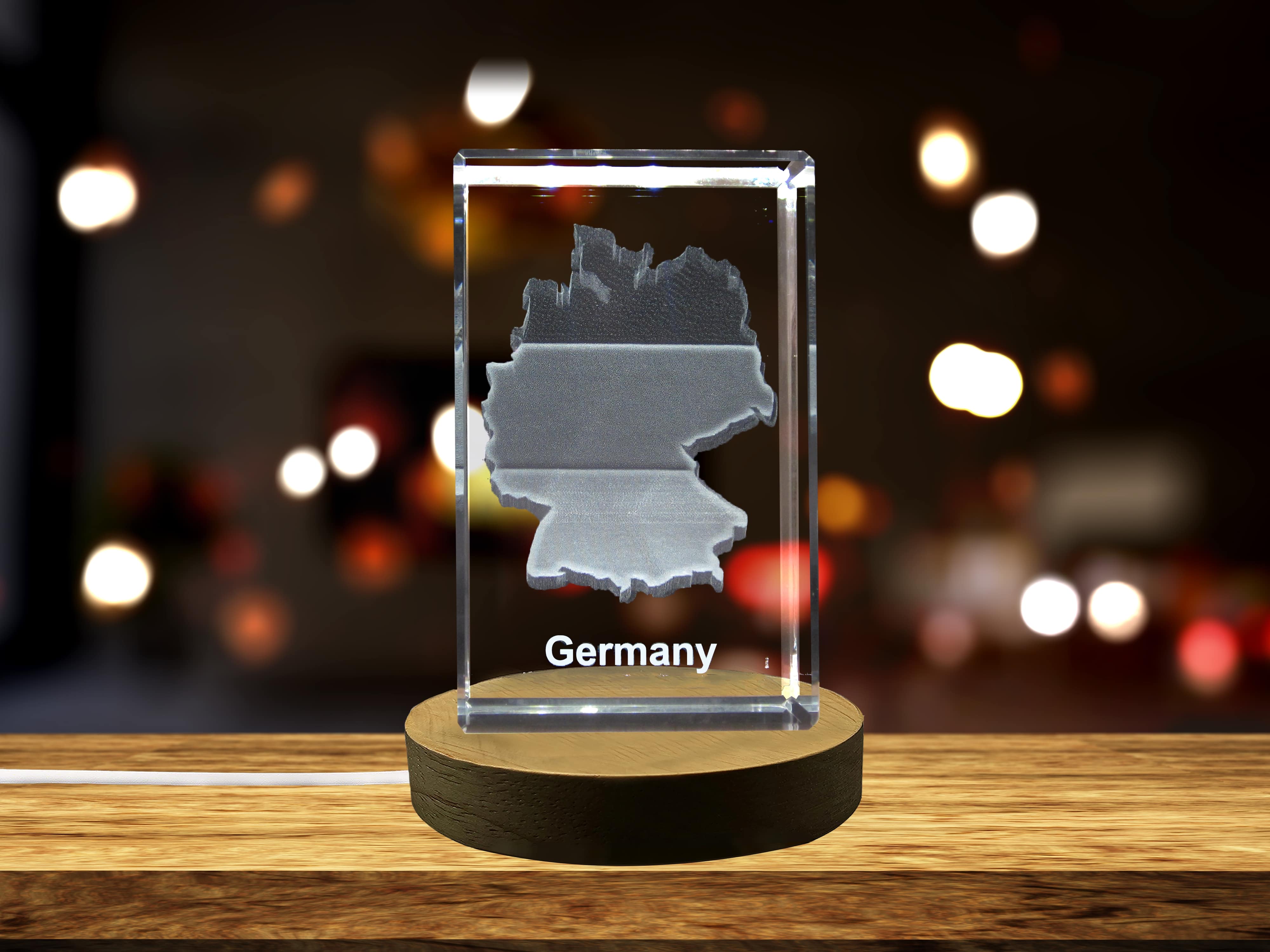 thumbnail video image 2 of Germany 3D Engraved Crystal 3D Engraved Crystal Keepsake/Gift/Decor/Collectible/Souvenir, 2 of 6