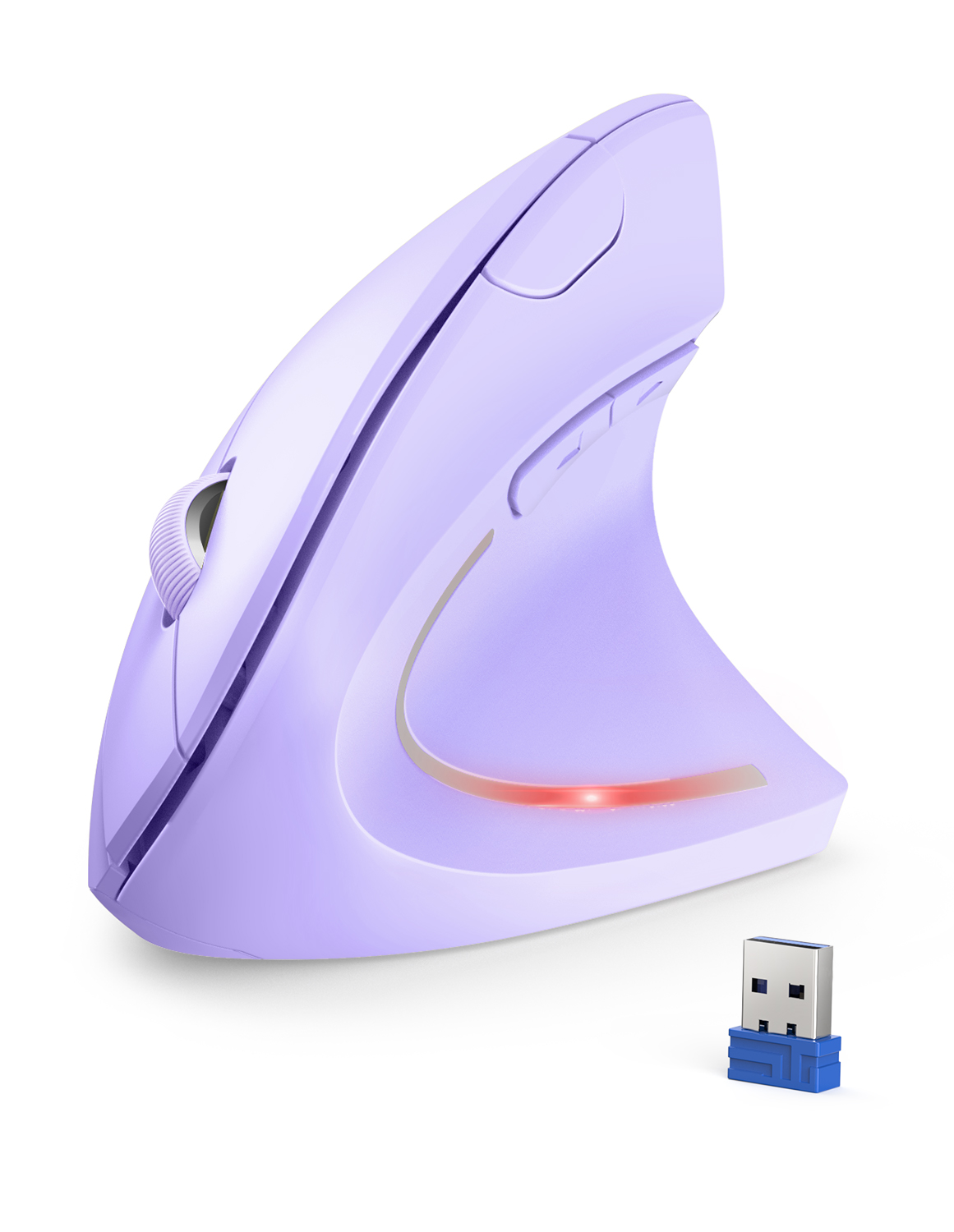 thumbnail video image 2 of Ergonomic Mouse,Wireless Mouse for Laptop,4800 DPI Wireless Vertical Mouse with 5 Adjustable DPI Levels,2.4GHz Optical Carpal Tunnel Mouse,6 Buttons Wireless Mouse for Laptop,Desktop,PC,MacBook, 2 of 9
