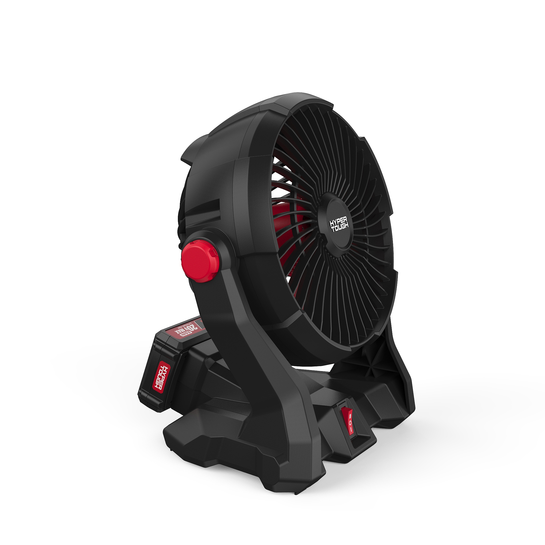 Hyper Tough 7.5 in. Cordless Fan with 20V Hybrid Power, 2.0Ah
