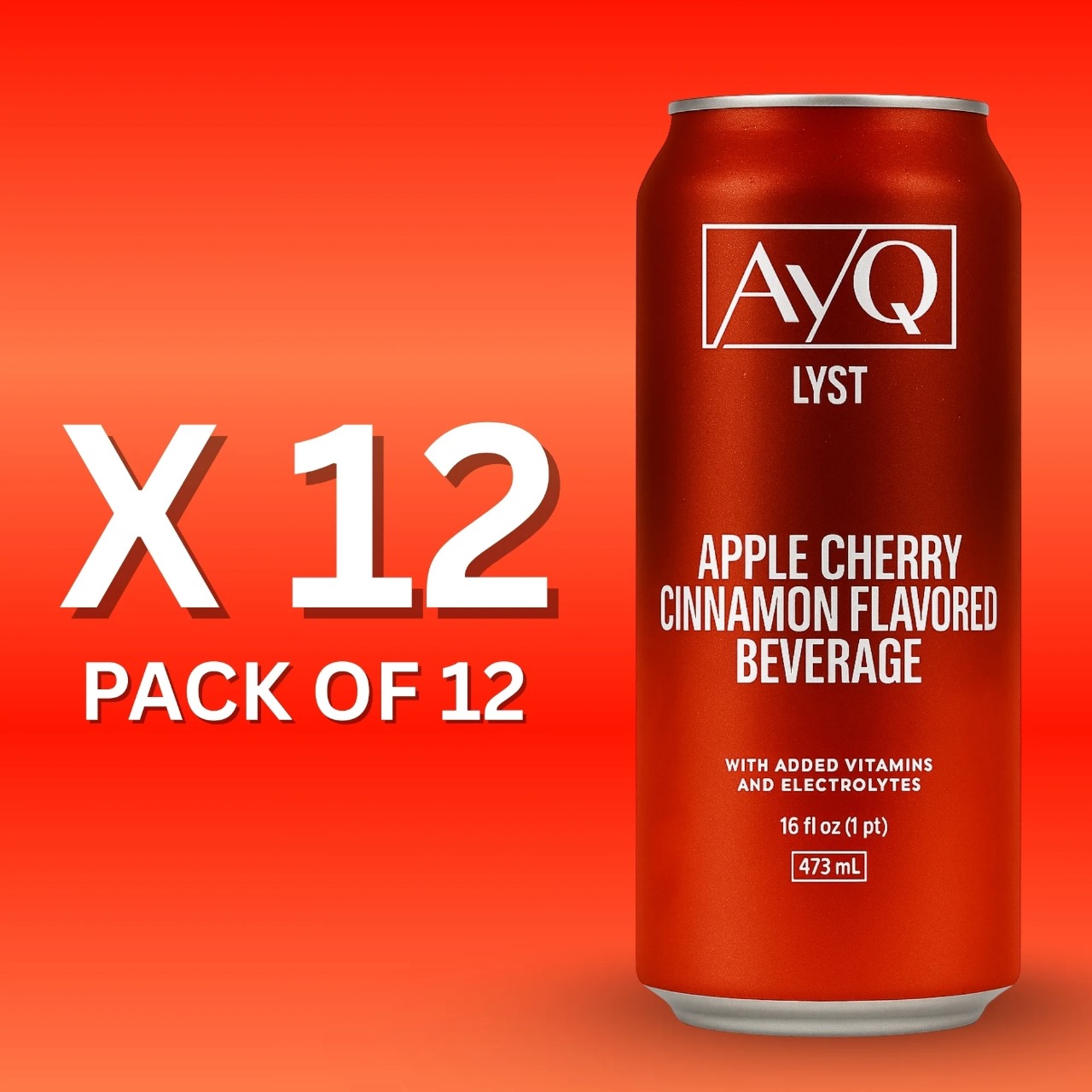 thumbnail video image 2 of AYQ Beverages Orange Mango Turmeric Drink, Flavored Fruit Beverage for Hydration, Added Vitamins with BCAA, Electrolytes, Vegetarian & Gluten Free, Ready to Drink, 473  mL Cans, 12-Pack, 2 of 7