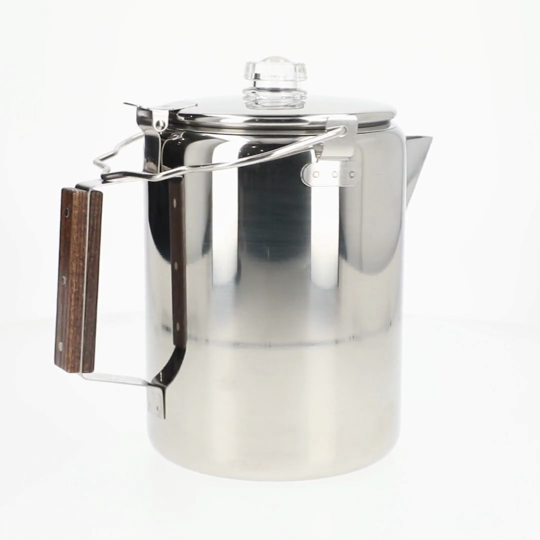 Ozark Trail 12-Cup Stainless Steel Camping Percolator