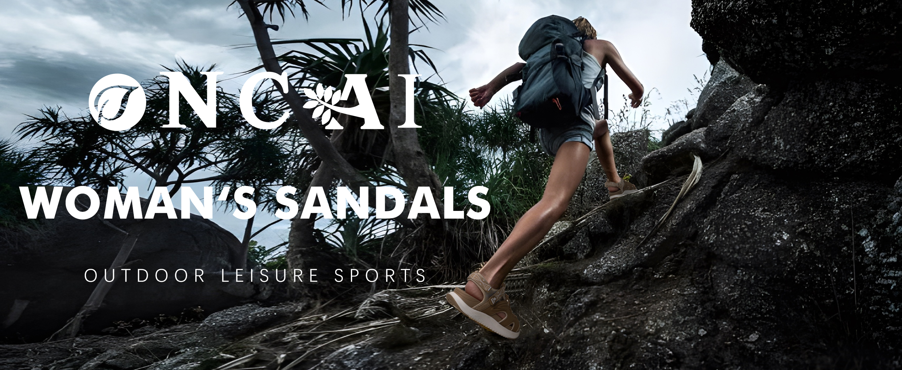 thumbnail video image 2 of ONCAI Walking Sandals for Women, Sport Athletic Hiking Sandals With Arch Support Orthotic Outdoor Footbed for Plantar Fasciitis, Water Sandalias Mujer with Adjustable Strap Grey/White Size 6, 2 of 3