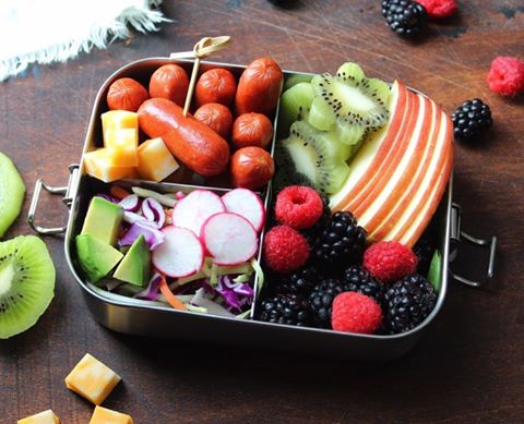 Stainless Steel Lunch Box, 3 Compartment Leak Proof, 24 Oz