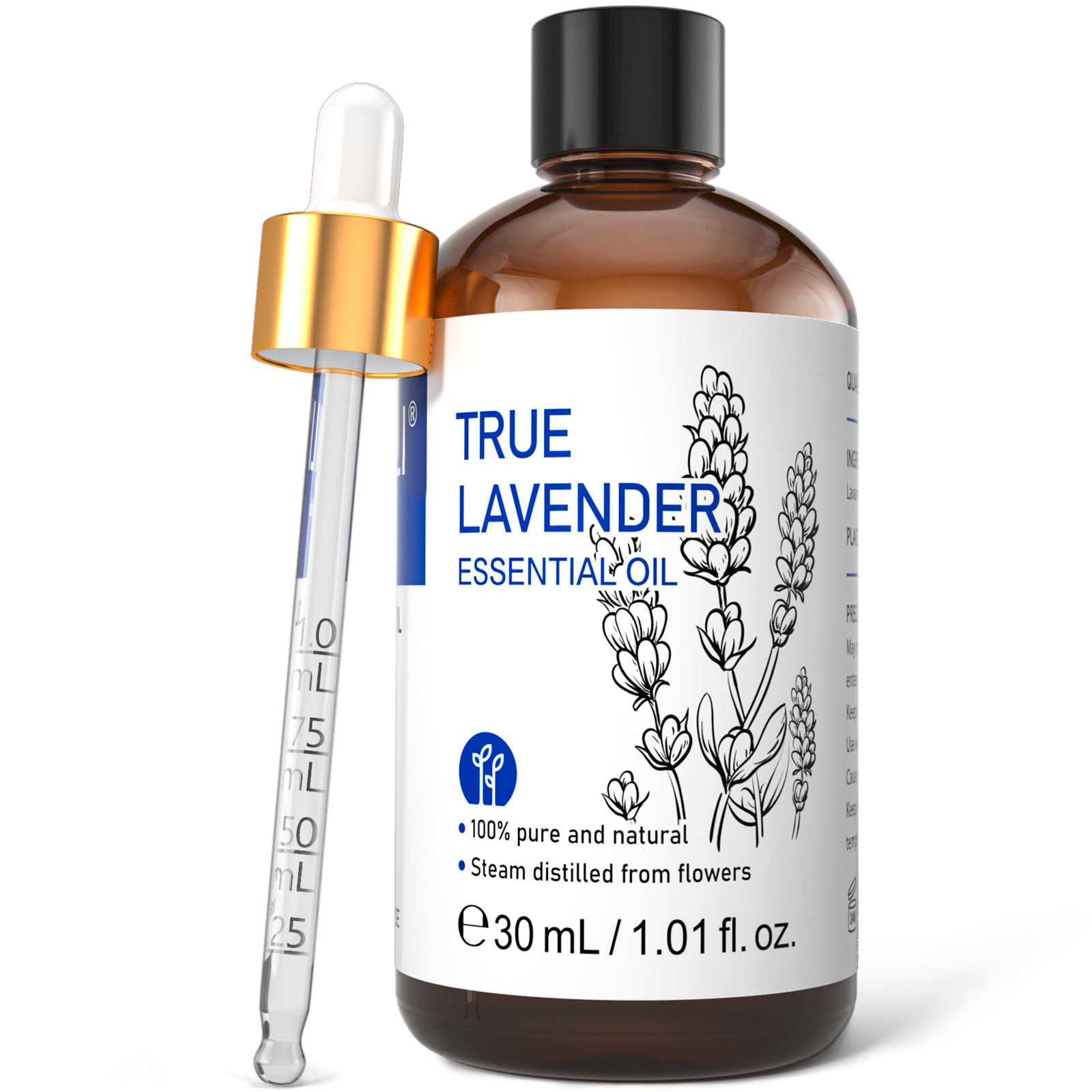 thumbnail video image 2 of HIQILI PureLavender Essential Oil, 30mL for Sleep Support & Stress Relief, Diffuser, Massage, 2 of 8