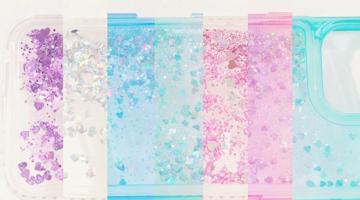 thumbnail video image 2 of NGB SUPREMACY For iPhone X/XS Phone Case Screen Protector Ring Holder Wrist Strap Lanyard Shiny Sparkly Glitter iPhone X/XS Case Cover, 2 of 10