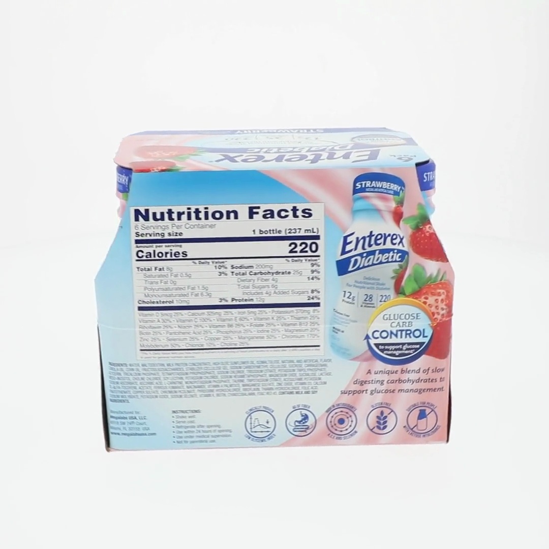 Enterex Diabetic Nutritional Meal Replacement Shake,for People