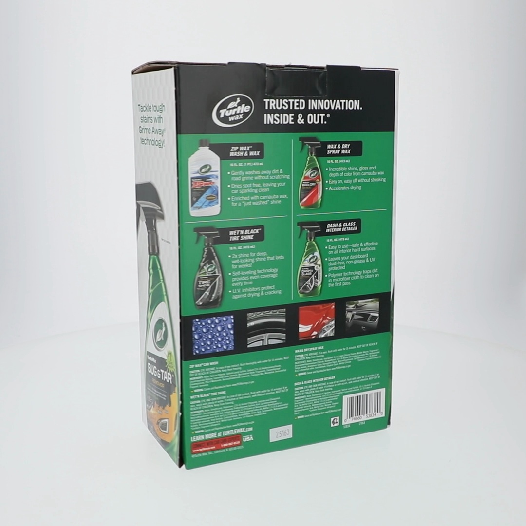 4 pack) Turtle Wax Complete Car Care 4 Piece Kit, 53834 - Walmart.com