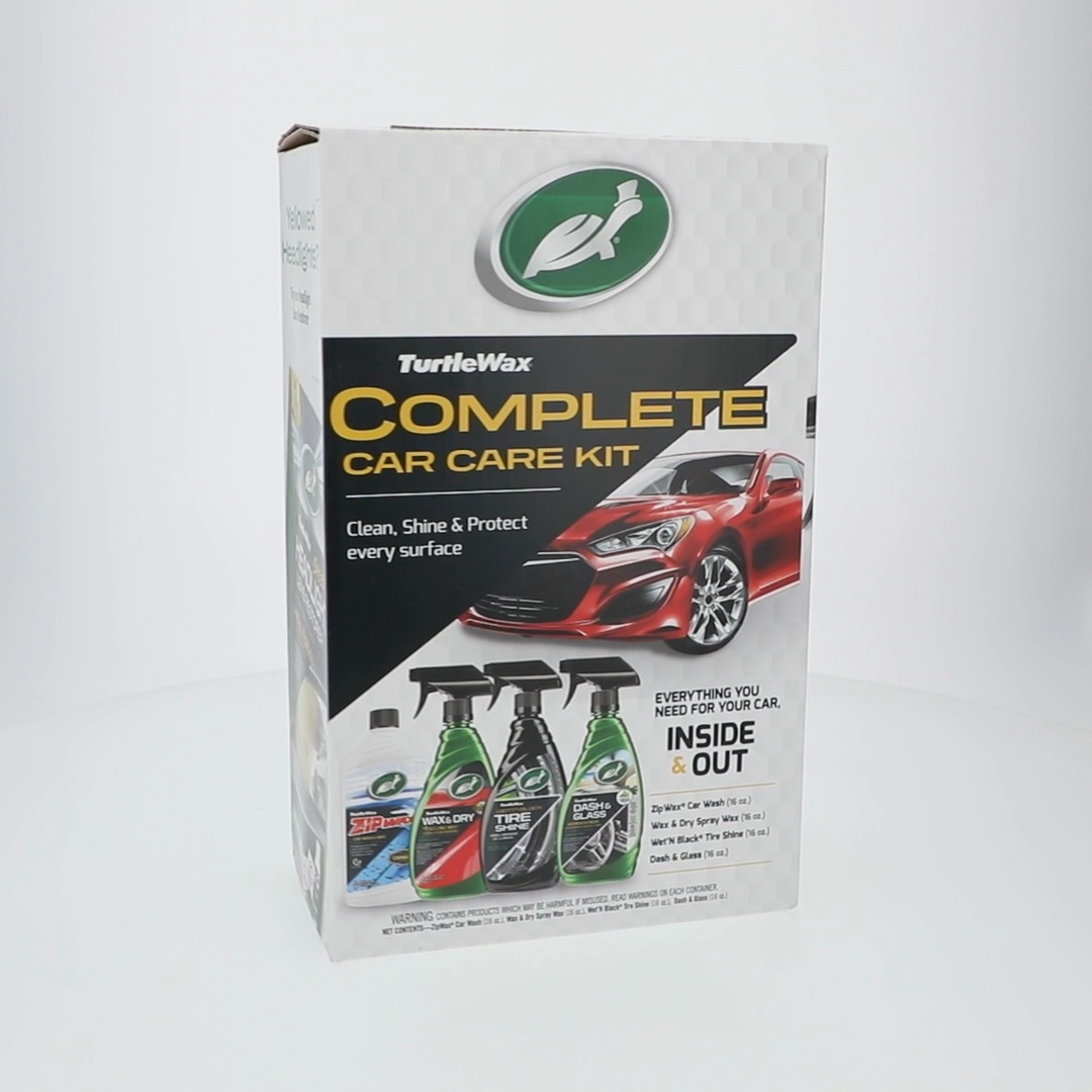 Turtle Wax Complete Car Care 4 Piece Kit, 53834 - Walmart.com