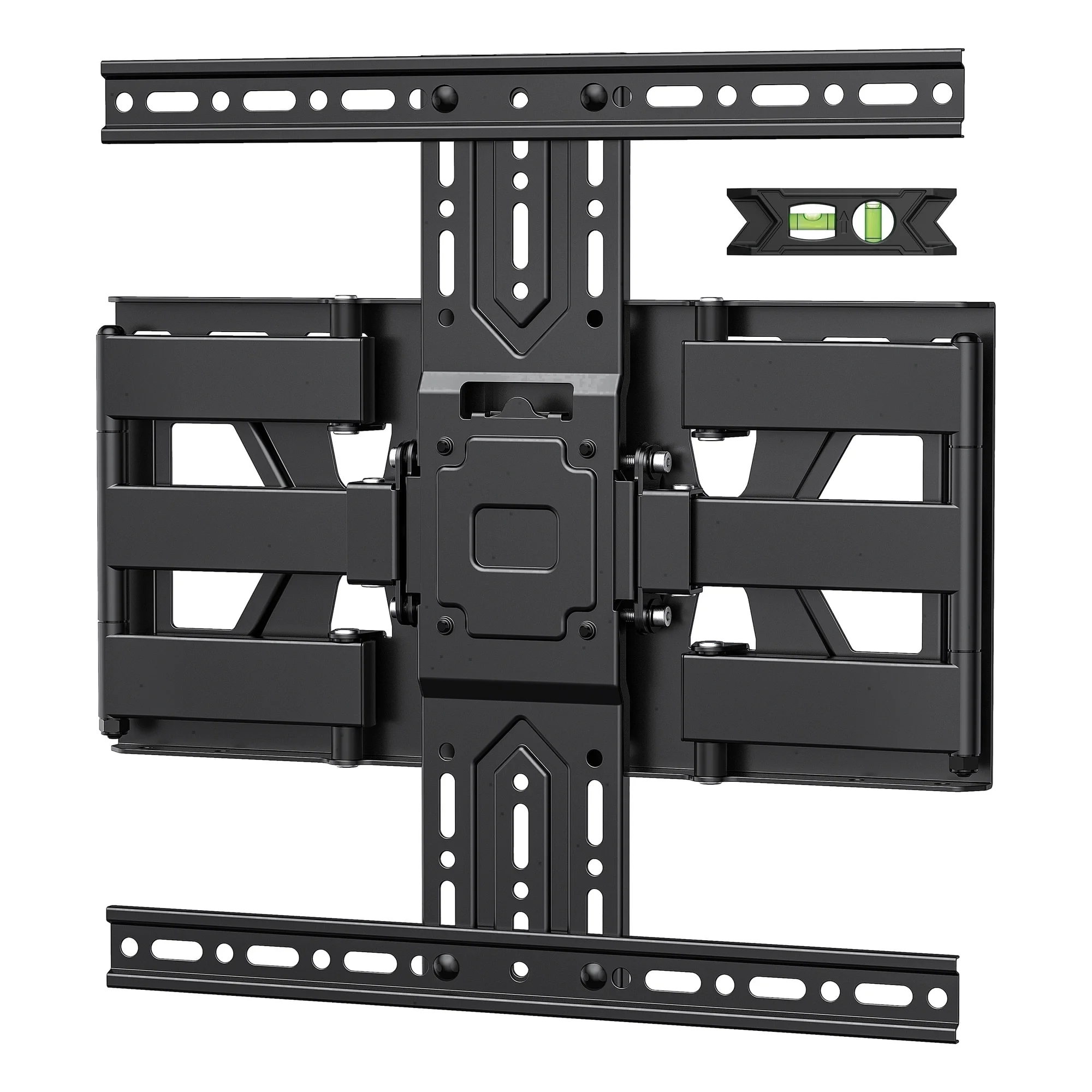thumbnail video image 2 of MountLiving Ultra Slim TV Wall Mount for 26-65" Screens, 1.3" Thin Profile, Swivel & Tilt, Max VESA 400x400mm, 99 lbs, Fits 16" Studs, 2 of 11