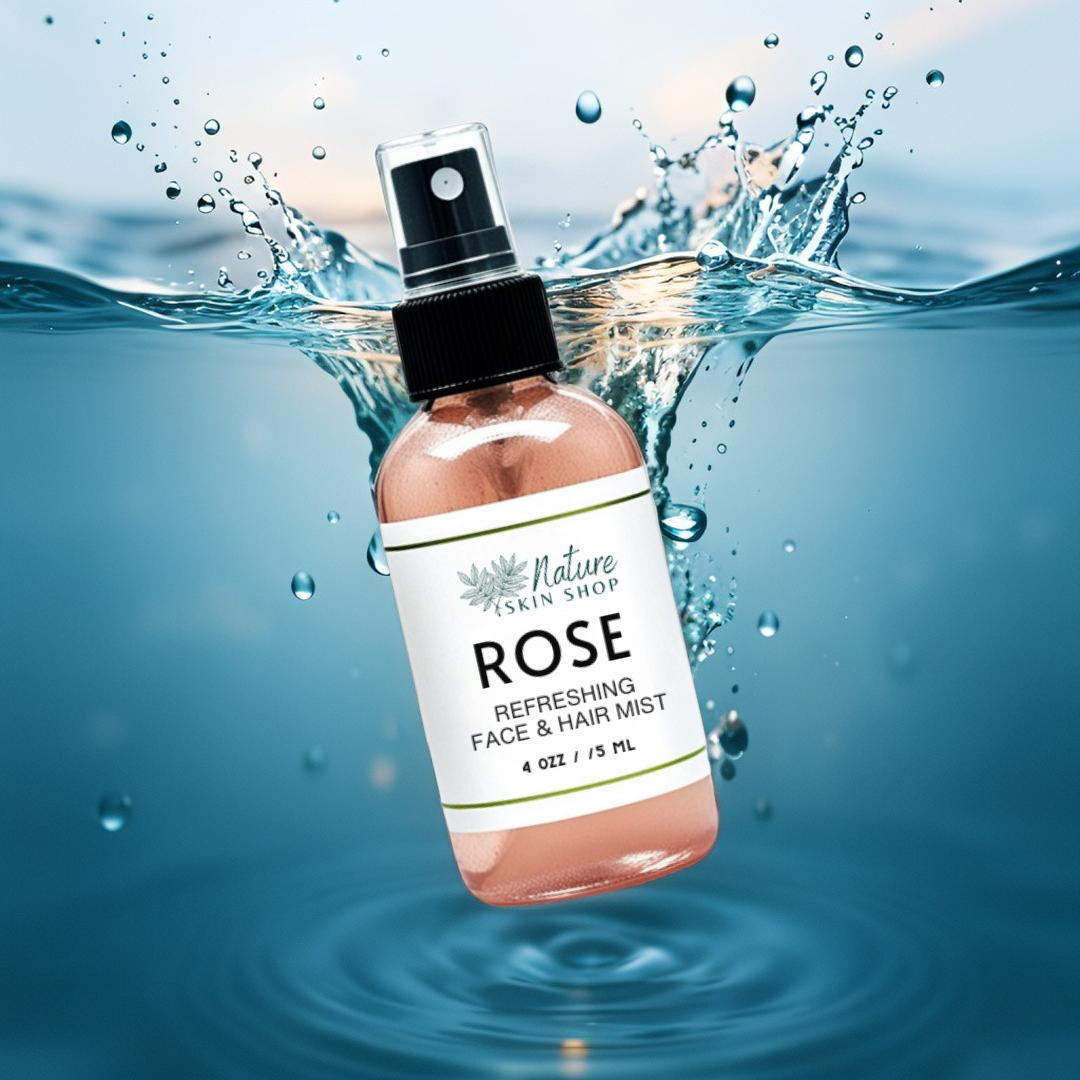 thumbnail video image 2 of Nature Skin Shop Rose Water Manjistha Infusion Mist Spray, 4 oz, 2 of 8