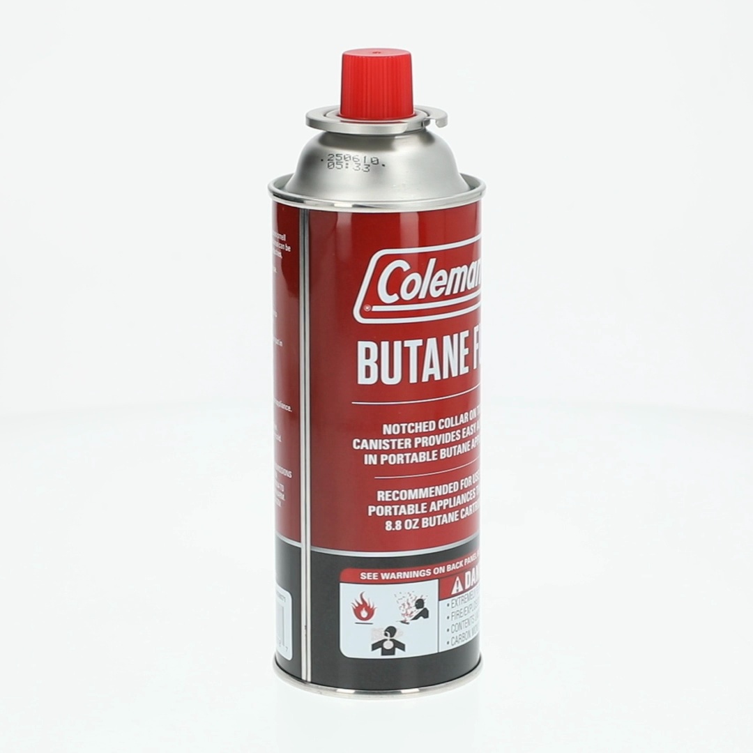 Coleman 8.8oz Butane Fuel Canister for Camping Stoves & Portable