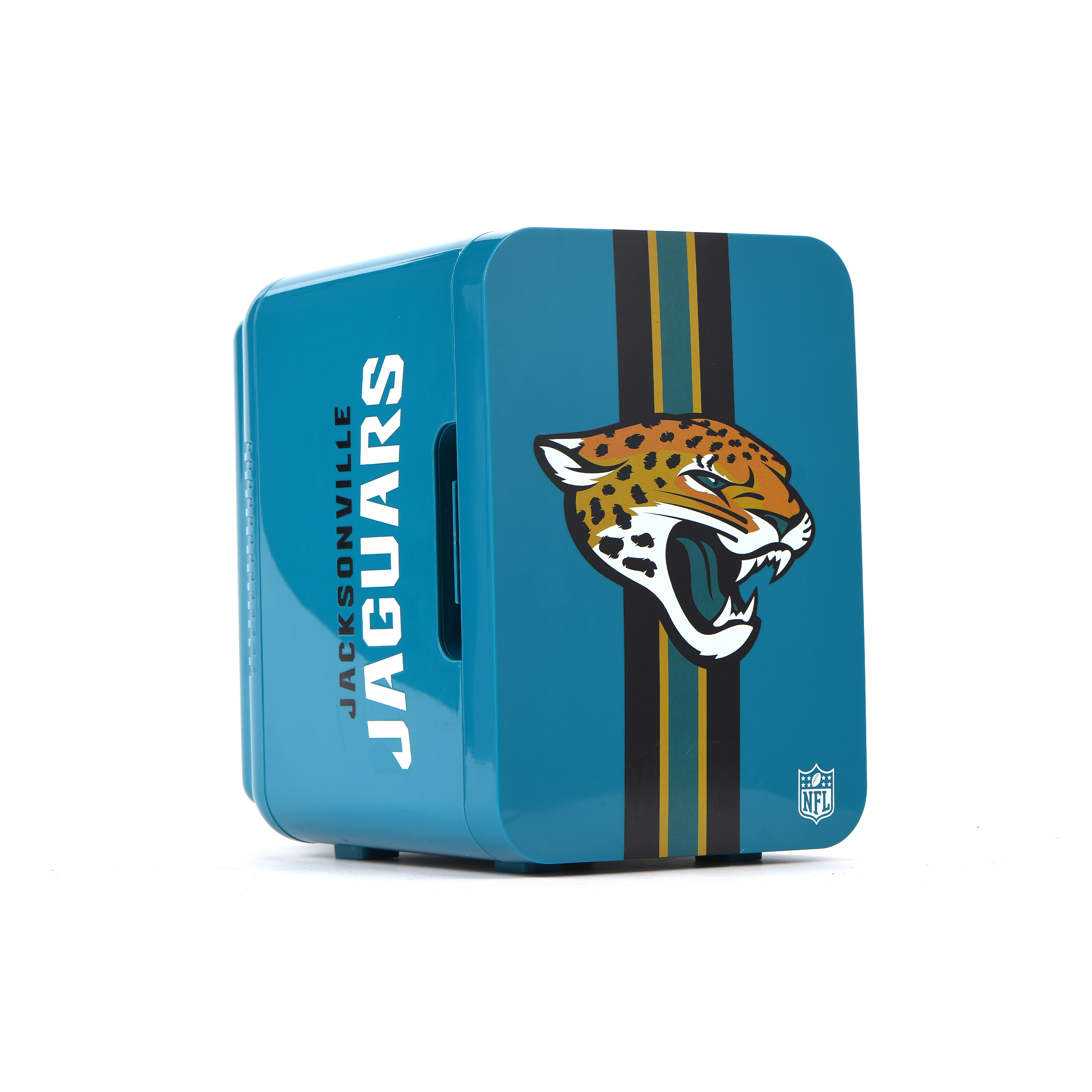 NFL Jacksonville Jaguars Mini Fridge, Teal, 4L, 6 Cans - Walmart.com