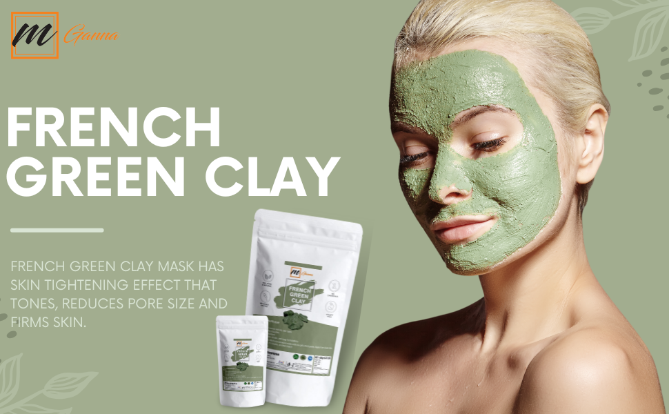thumbnail video image 2 of mGanna French Green Clay Powder for Face Mask and Soap Making 0.5 lbs / 227 Gms, 2 of 3