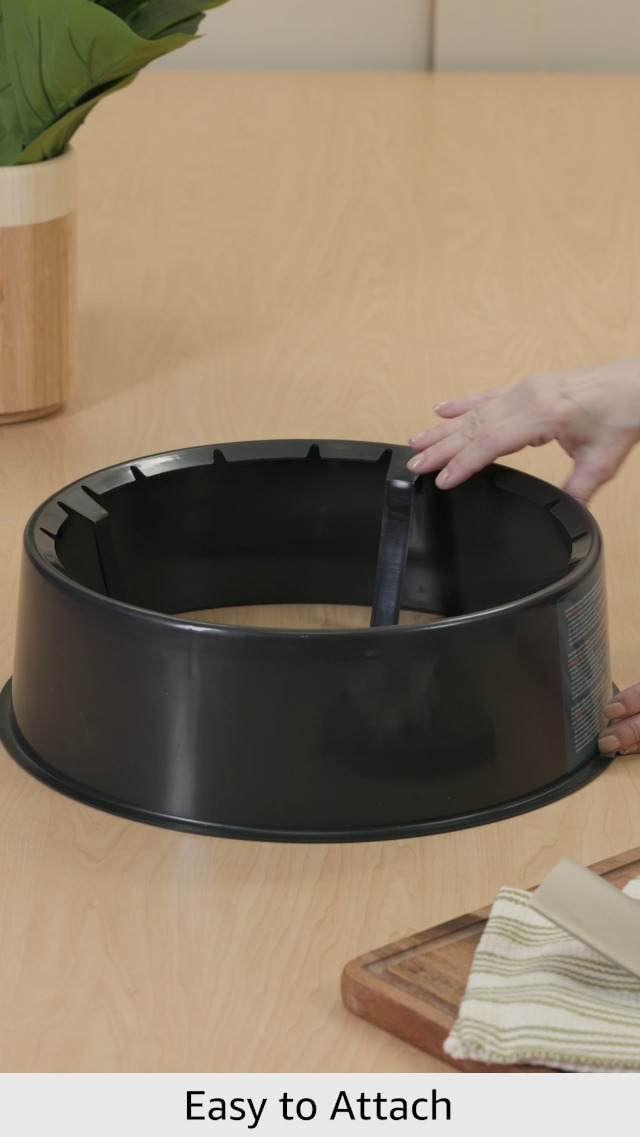 thumbnail video image 2 of Flame King Propane Cylinder Stabilizer Base, Impact-Resistant Propane Tank Holder, Black, 2 of 6